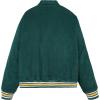 imageMembers Only Womens Corduroy Varsity JacketGreen