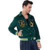 imageMembers Only Corduroy Varsity Jacket for Men  Letterman Jacket Men  Mens Varsity Jacket Leather  Mens Corduroy JacketGreen