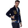 imageMembers Only Corduroy Varsity Jacket for Men  Letterman Jacket Men  Mens Varsity Jacket Leather  Mens Corduroy JacketNavy