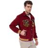 imageMembers Only Corduroy Varsity Jacket for Men  Letterman Jacket Men  Mens Varsity Jacket Leather  Mens Corduroy JacketRed