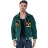 imageMembers Only Corduroy Varsity Jacket for Men  Letterman Jacket Men  Mens Varsity Jacket Leather  Mens Corduroy JacketGreen