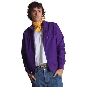 imageMembers Only Classic Iconic Racer Lightweight Bomber Jackets UnisexPurple