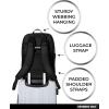imageMembers Only Black Travel Backpack Laptop Backpack for Men Padded Laptop Sleeve 15quot Work and College Bag