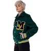 image:imageMembers Only Corduroy Varsity Jacket Women  Letterman Jacket Woman  Corduroy Jacket Women  Womens Varsity JacketGreen