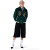 image:imageMembers Only Corduroy Varsity Jacket Women  Letterman Jacket Woman  Corduroy Jacket Women  Womens Varsity JacketGreen