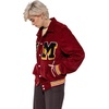 image:imageMembers Only Corduroy Varsity Jacket Women  Letterman Jacket Woman  Corduroy Jacket Women  Womens Varsity JacketRed