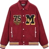 image:imageMembers Only Corduroy Varsity Jacket Women  Letterman Jacket Woman  Corduroy Jacket Women  Womens Varsity JacketRed