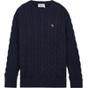 image:imageMembers Only Mens Crew Neck Cable Knit Sweater  Crew Neck Sweater  Mens Cable Knit Sweater Knitted Sweater MenBlue