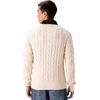 image:imageMembers Only Mens Crew Neck Cable Knit Sweater  Crew Neck Sweater  Mens Cable Knit Sweater Knitted Sweater MenIvory